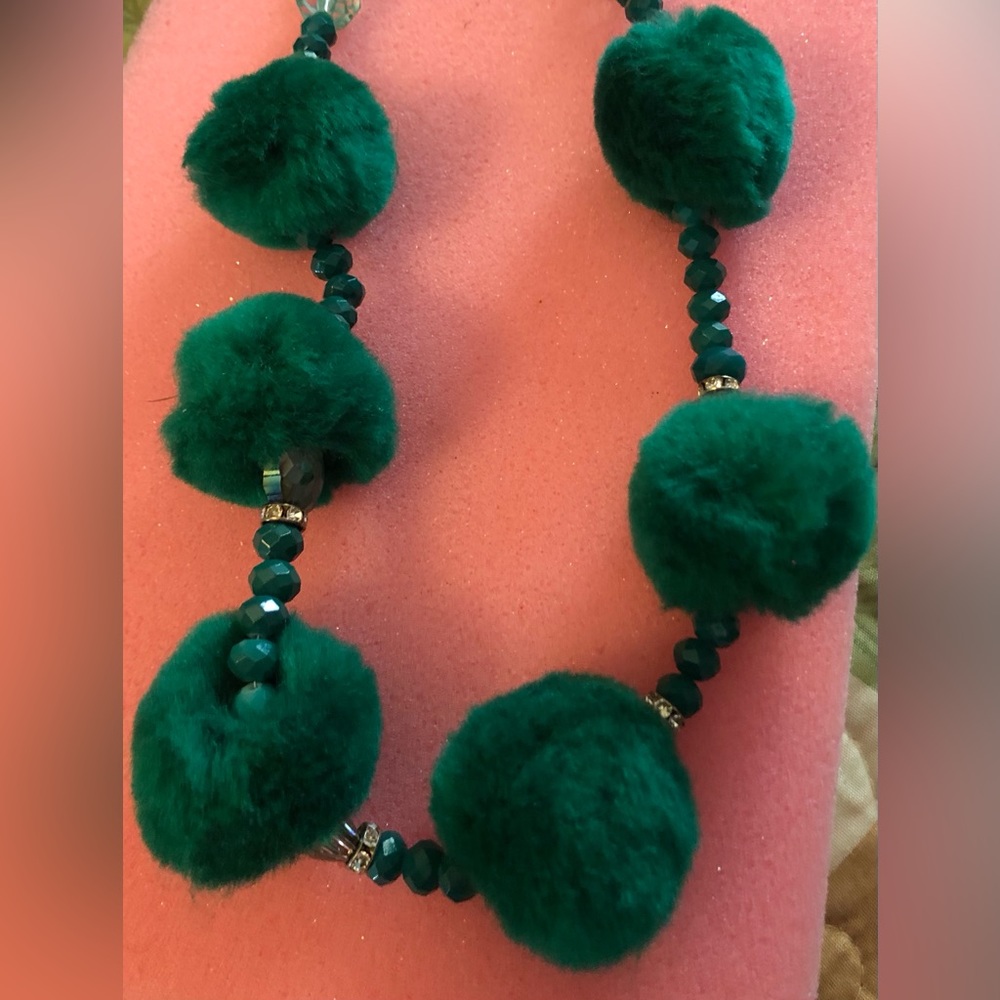 Pom Pom Necklace